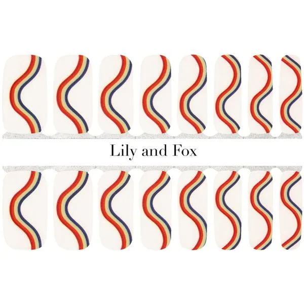 Lily and Fox - Nail Wrap - Ride The Wave