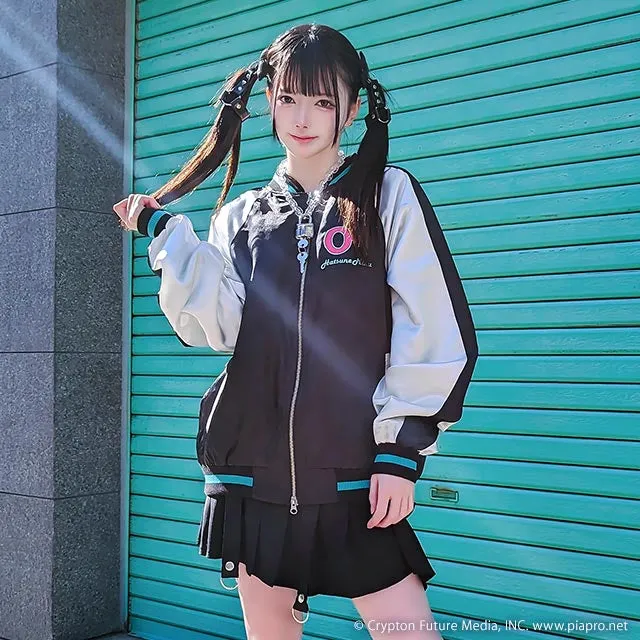 Listen Flavor x Hatsune Miku satin jacket