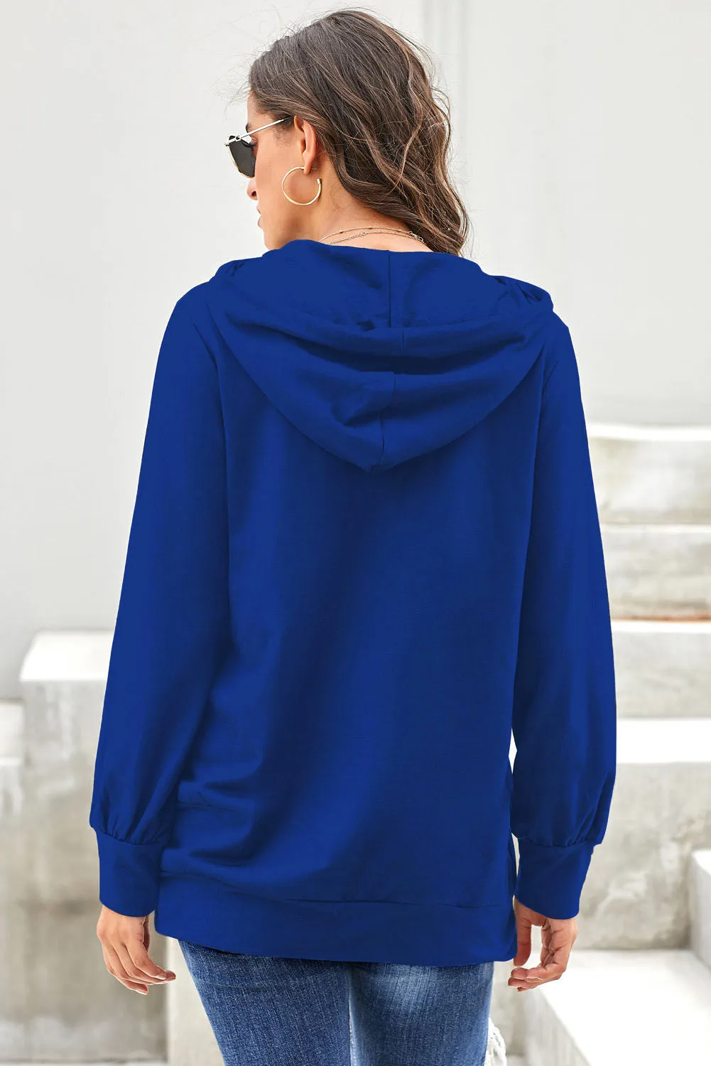 Long Sleeve Tunic Hoodie