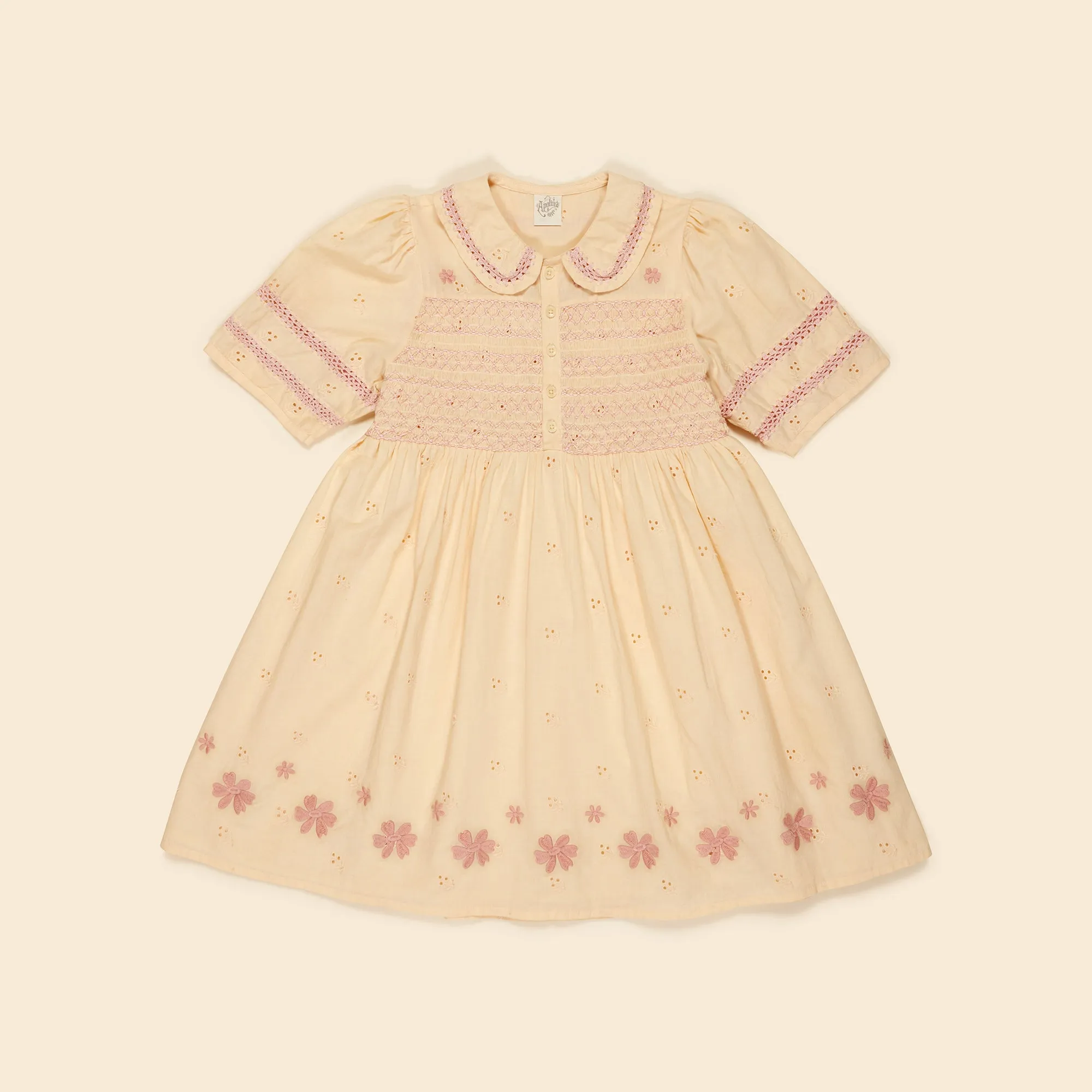 Lucie Dress, Milk Broderie