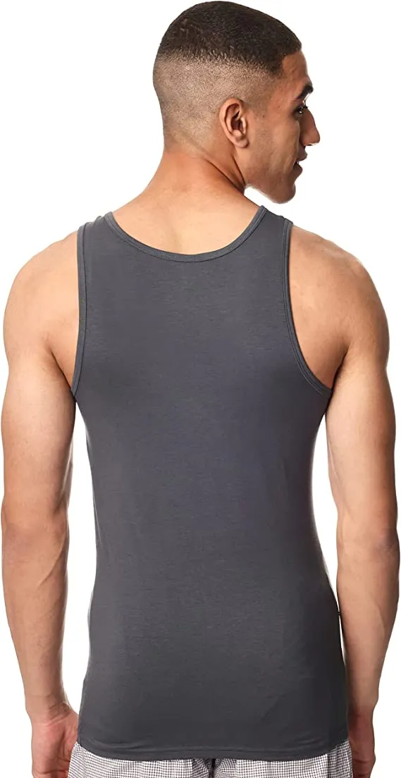 Lycra Sleeveless Undershirt For Men - Grey