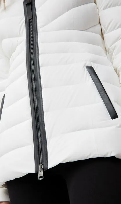 Mackage - Patsy Lightweight Down Jacket in Off White