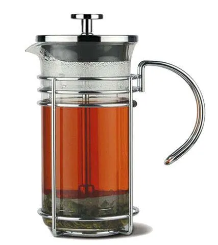 MADRID Chrome French Press Coffee Maker, 34 fl. oz / 1000mL