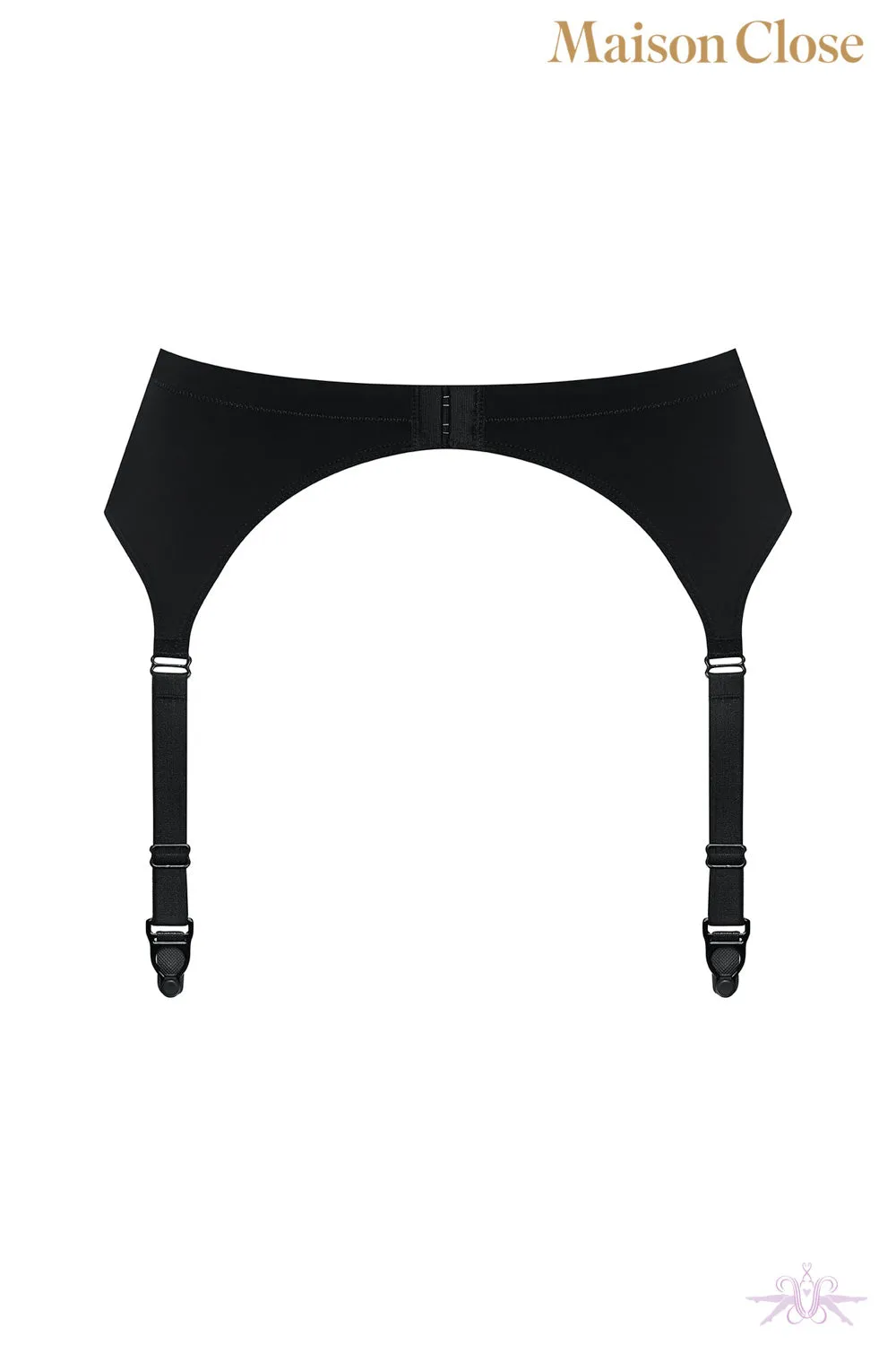 Maison Close Pure Tentation Black Garter Belt