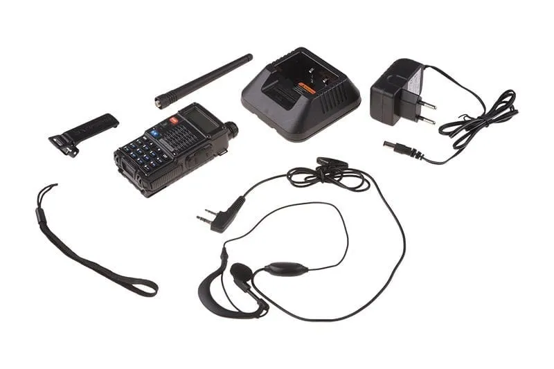 Manual Dual Band Baofeng UV-5RTP Radio - Short Battery (VHF / UHF)