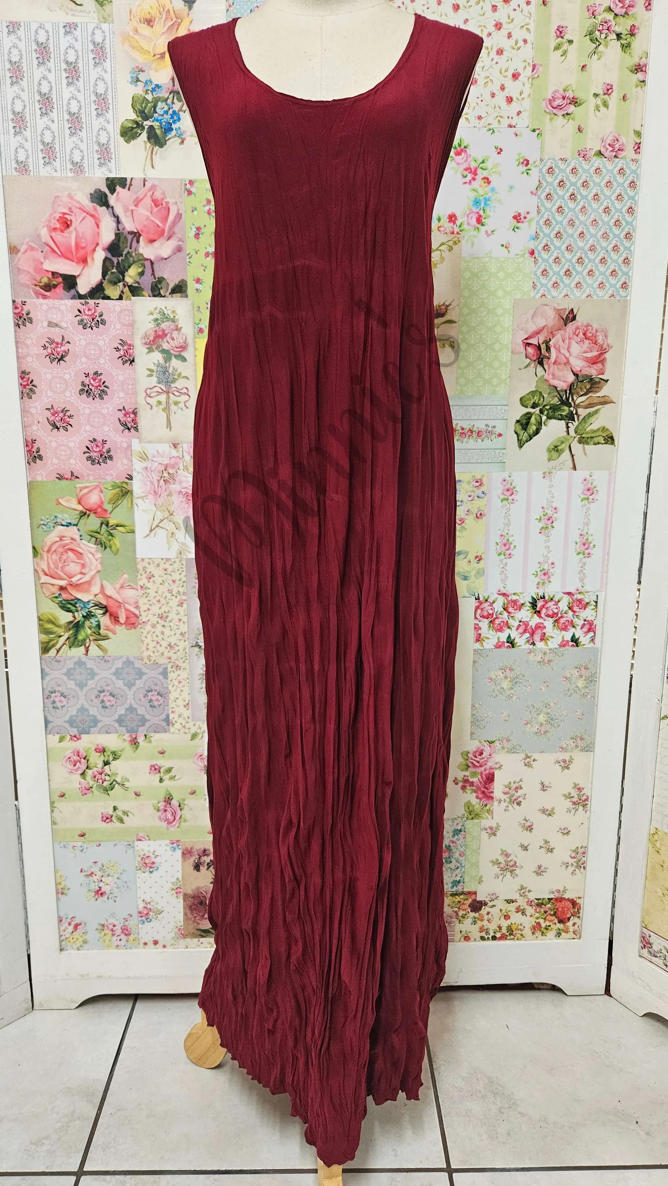 Maroon 3-Piece Dress Set LR0636