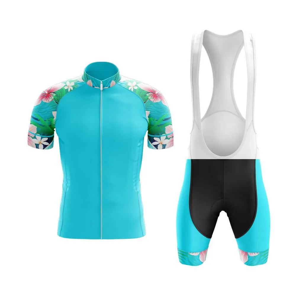 Max Lily Floral Sleeves Club Cycling Kit