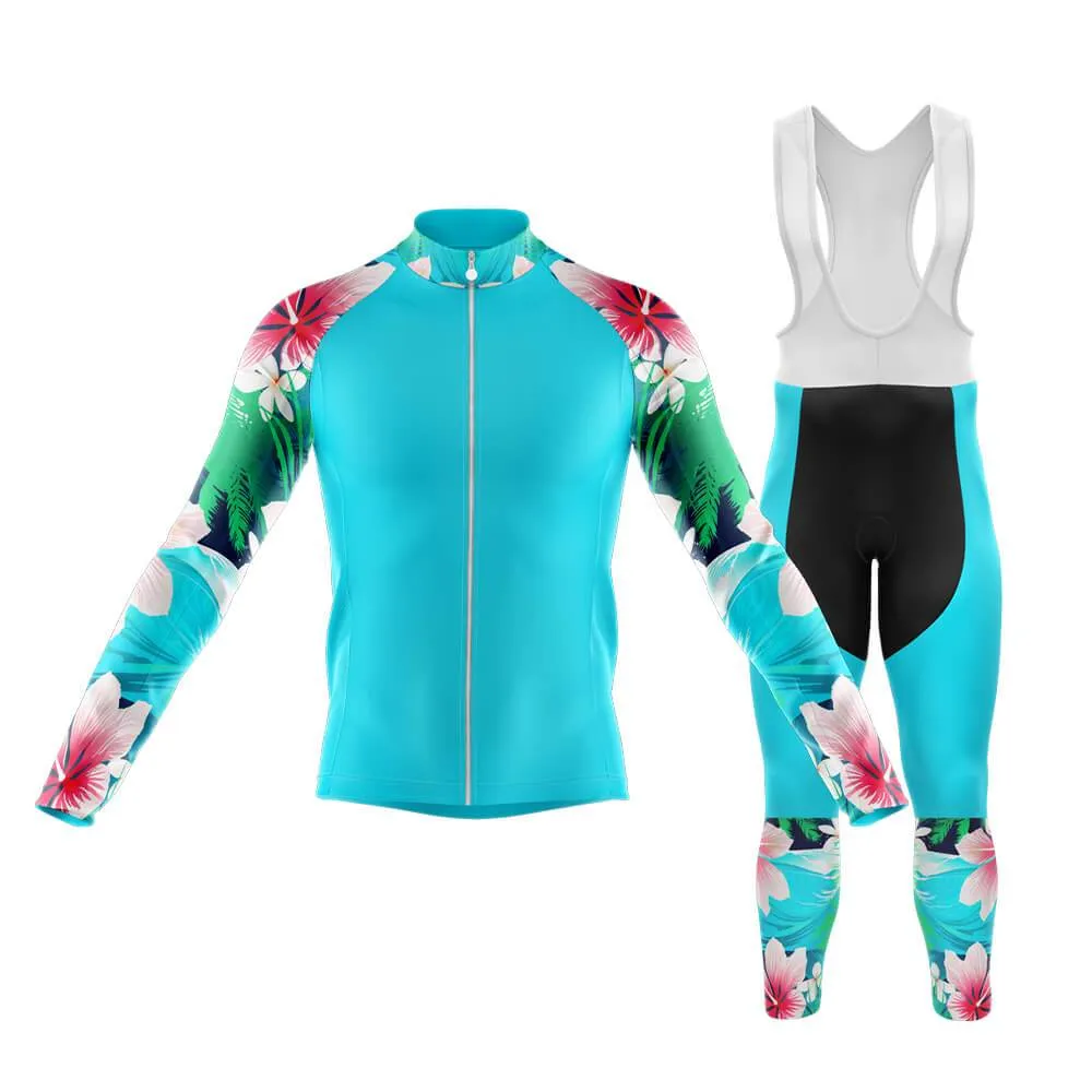 Max Lily Floral Sleeves Club Cycling Kit