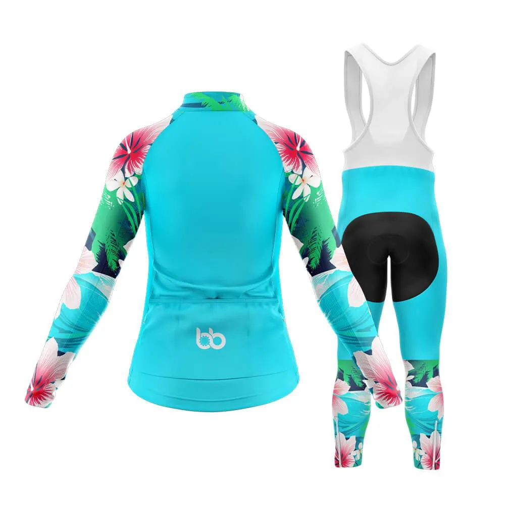 Max Lily Floral Sleeves Club Cycling Kit