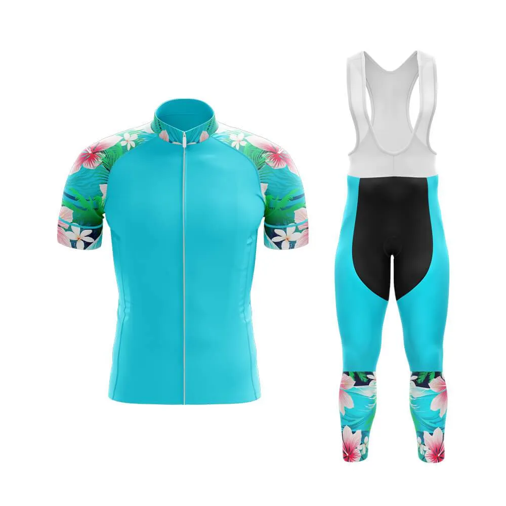 Max Lily Floral Sleeves Club Cycling Kit