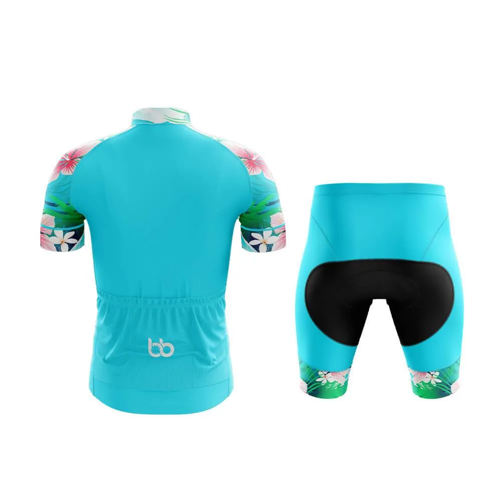 Max Lily Floral Sleeves Club Cycling Kit