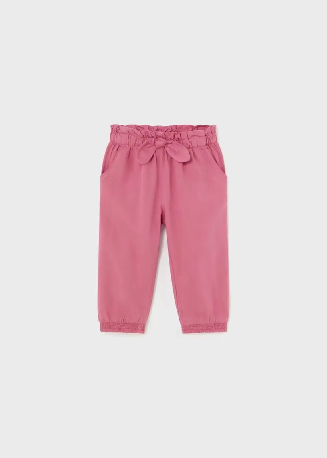 Mayoral Baby & Toddler Girls Pink Paperbag Pants