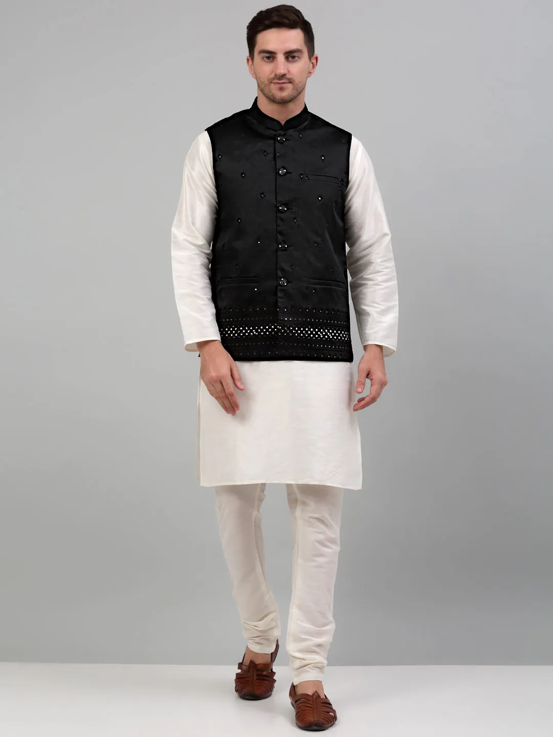 Men'S Embroidered Nehru Jacket