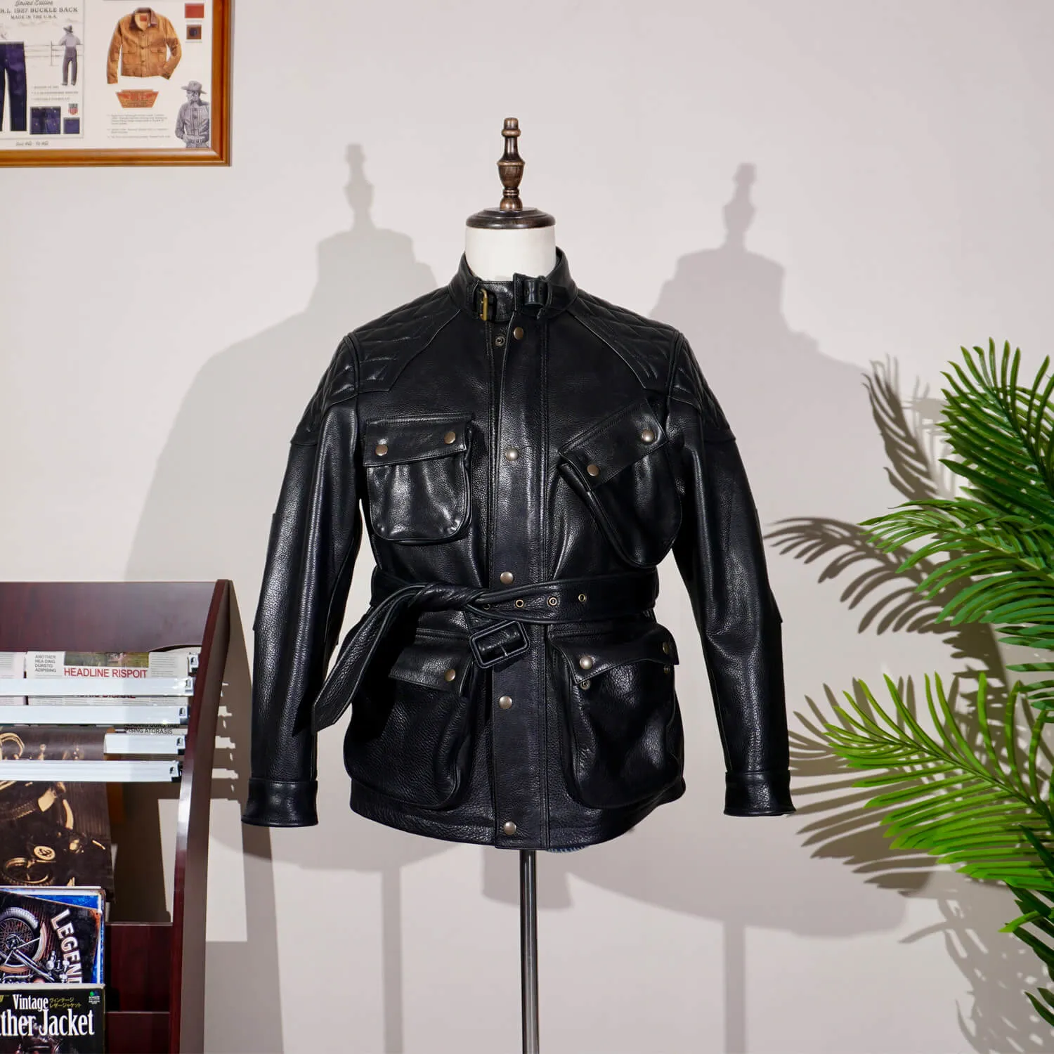 Men's Safari Moto Leather Jacket