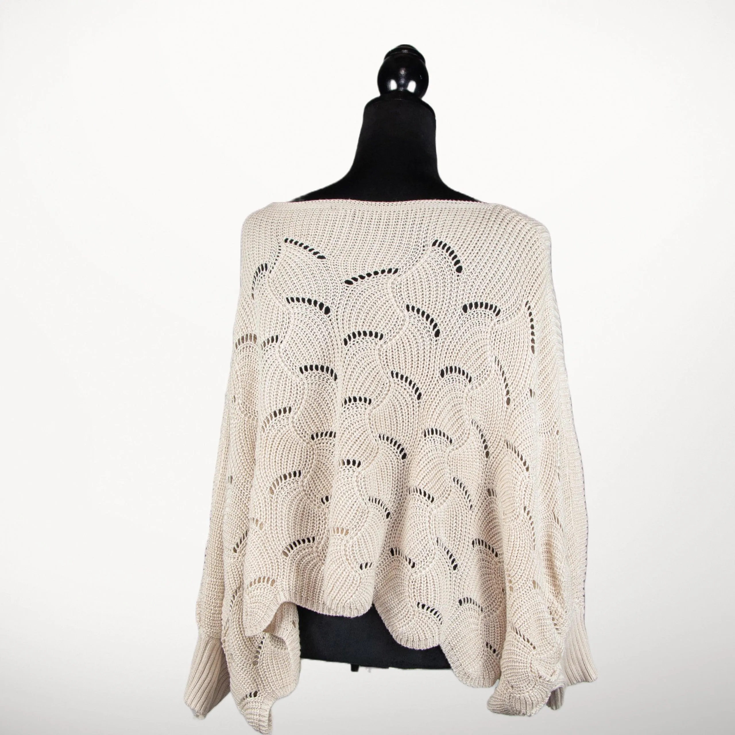 Moon & Madison Pullover Poncho Sweater