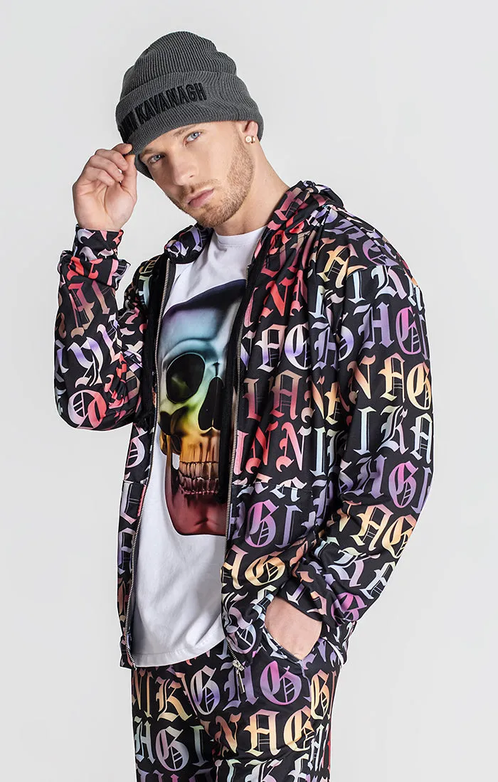 Multicolor Alien Hoodie Jacket