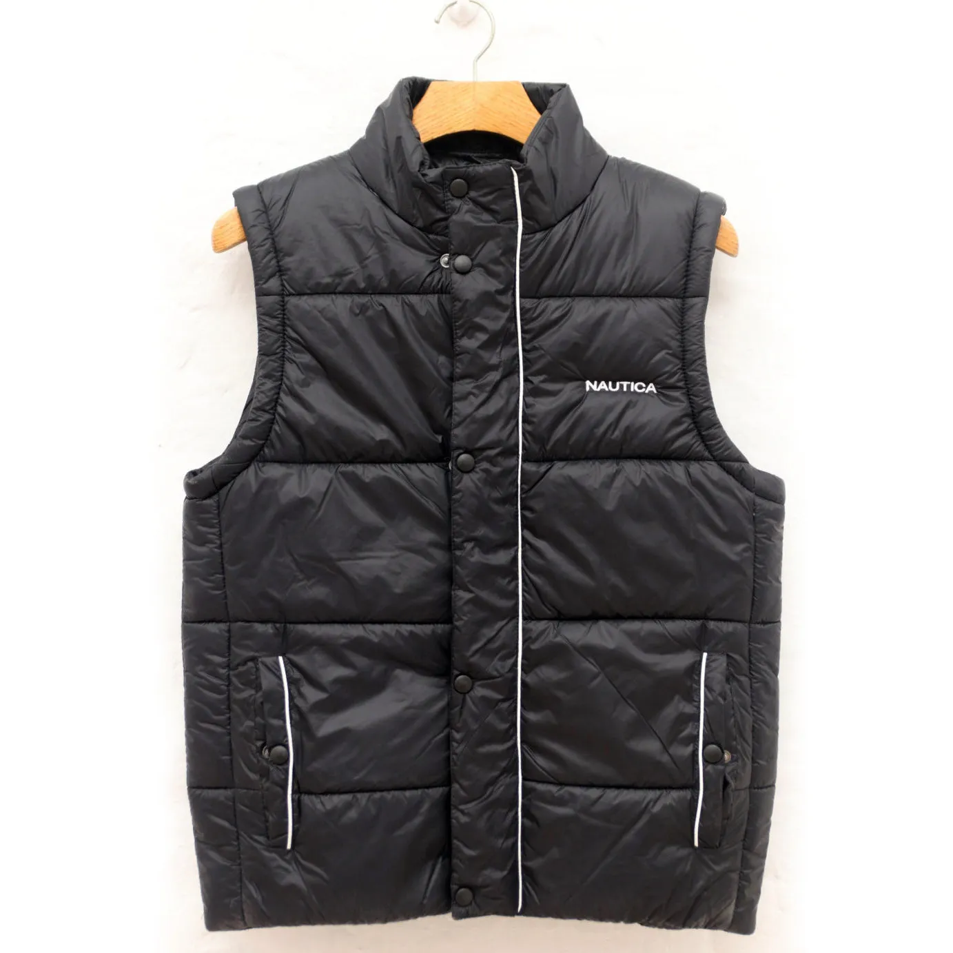 NA - Men 'Black' Quilted Puffer Gilet NA628