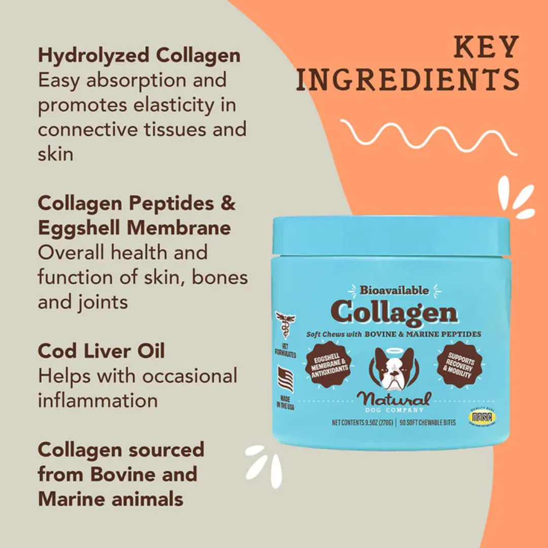 Natural Dog Company Collagen Supplement for Dogs