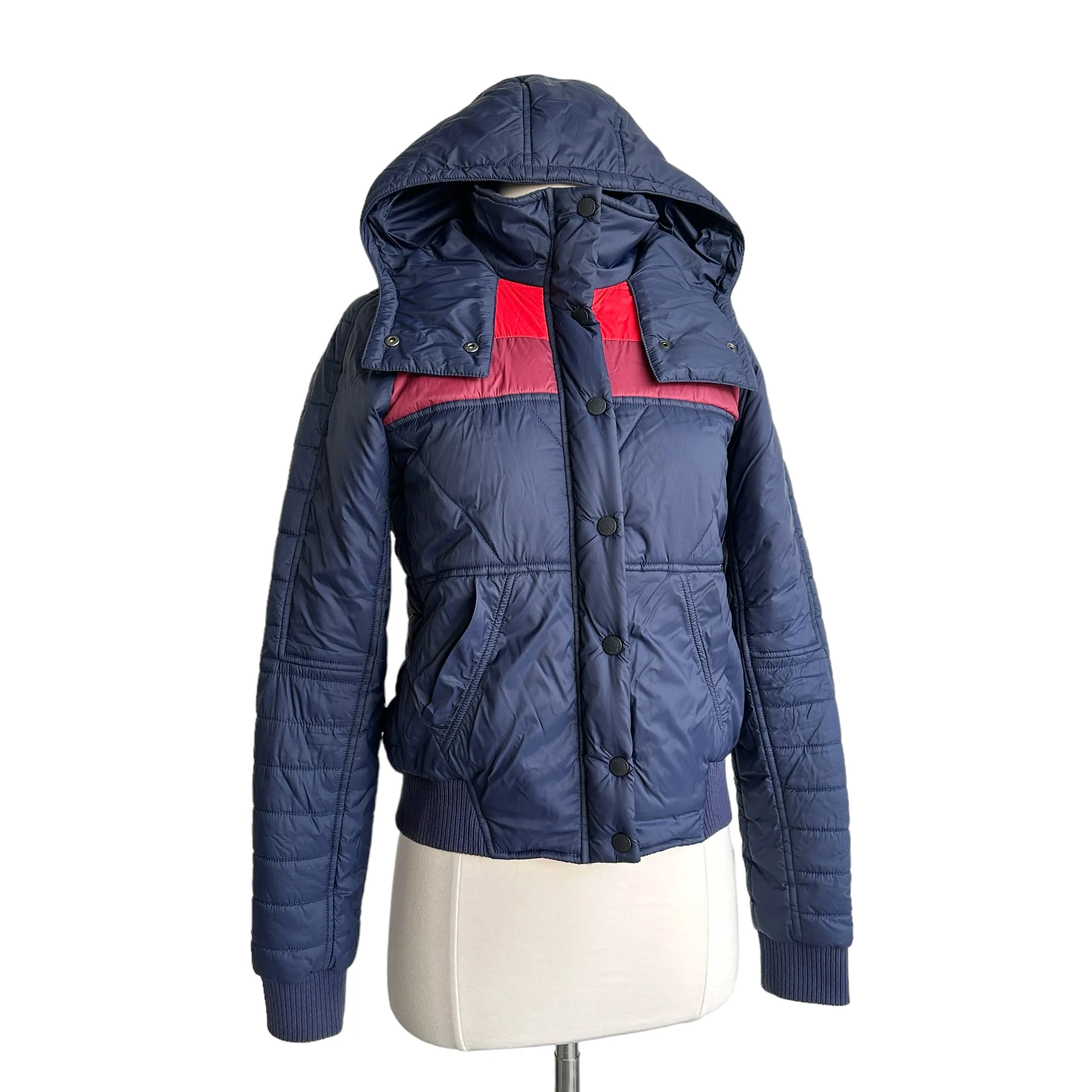 Navy Puffer Jacket - S