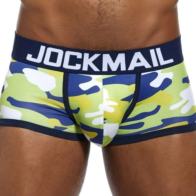 New underpants men - Camouflage printed silk briefs