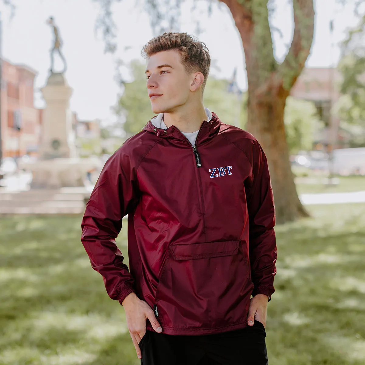 New! ZBT Classic 1/4 Zip Rain Jacket