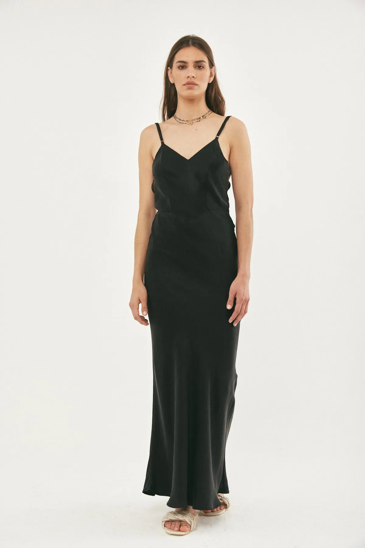 NOA BLACK SILK DRESS