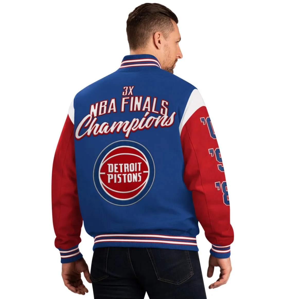 Official Detroit Pistons 3x World Series Jacket