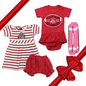 Ohio State Baby Girl Gift Set