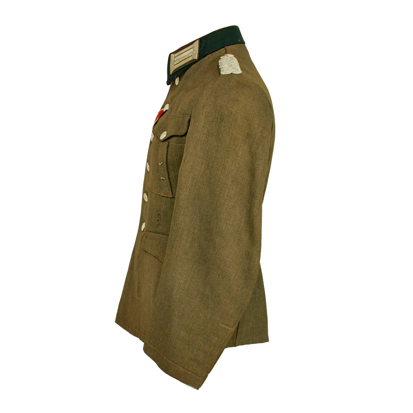 Original German WWII Heer Army Mountain Troops Lieutenant M-36 Tailor Made Tunic - Gebirgsjäger