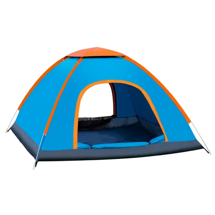 Outdoor Camping Beach Rainproof Sun-proof Automatic Quick Install Tent For Single People(Blue)