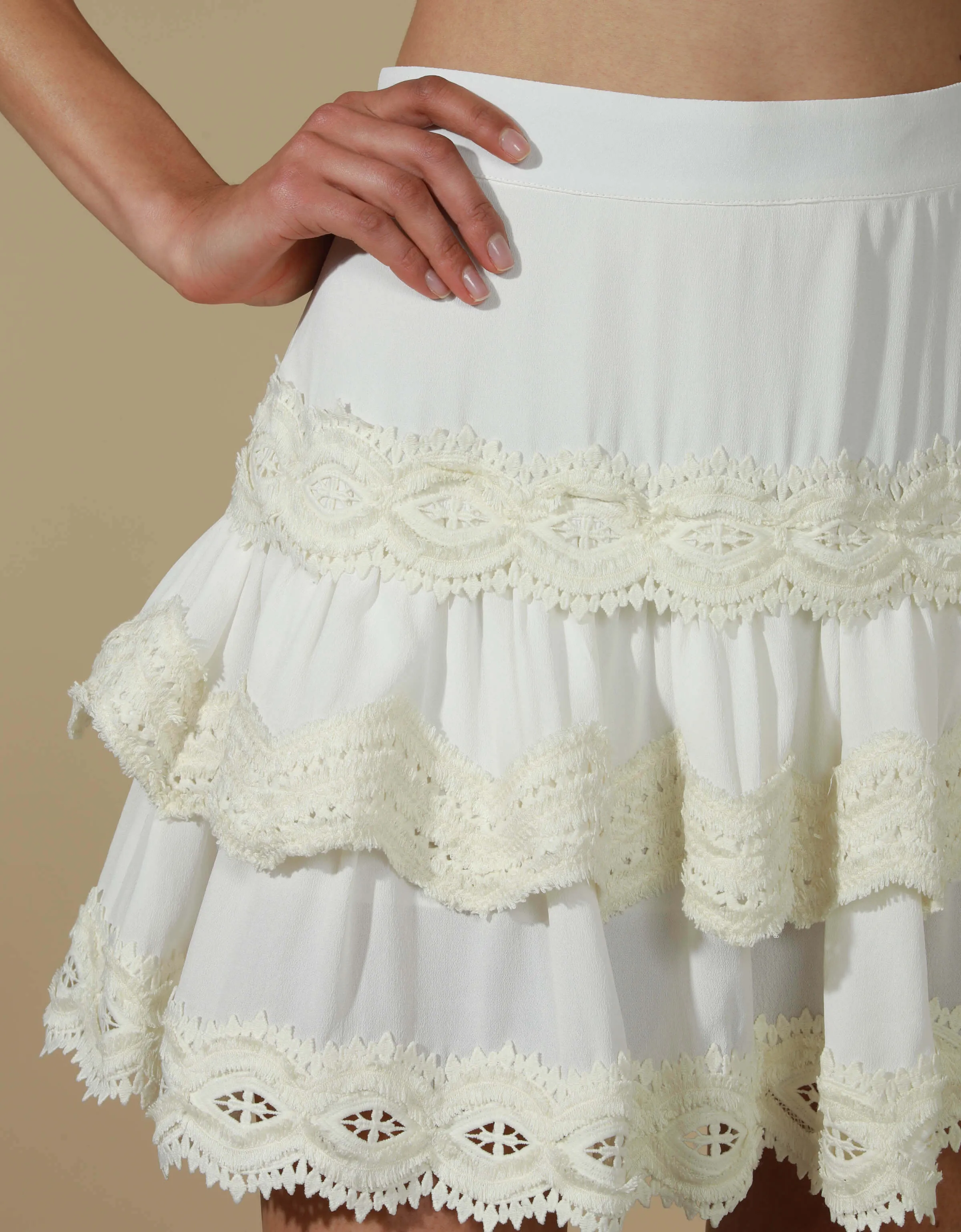 PACIFIC SKIRT SET WHITE - FINAL SALE