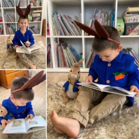 Peter Rabbit Jacket with ears.