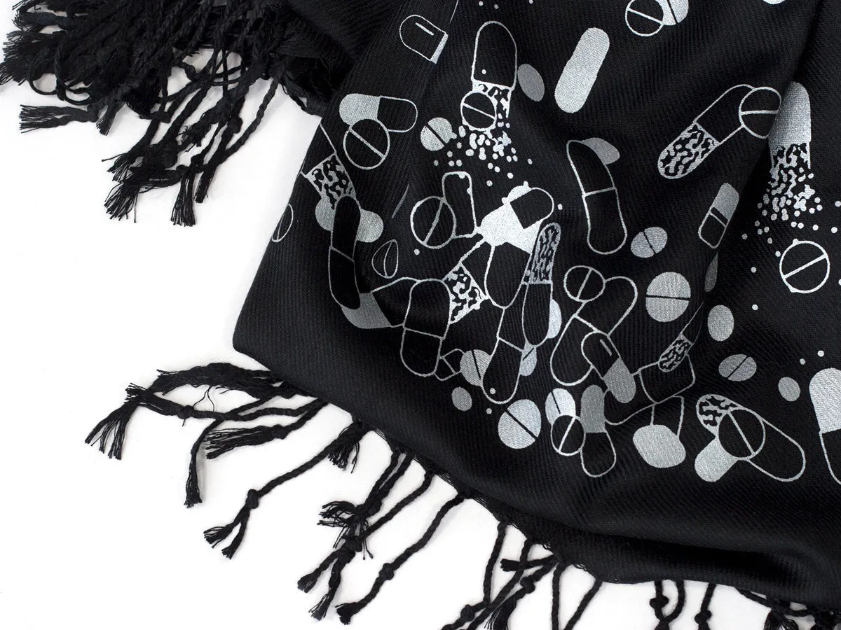 Pill Spill Linen Weight Pashmina Scarf