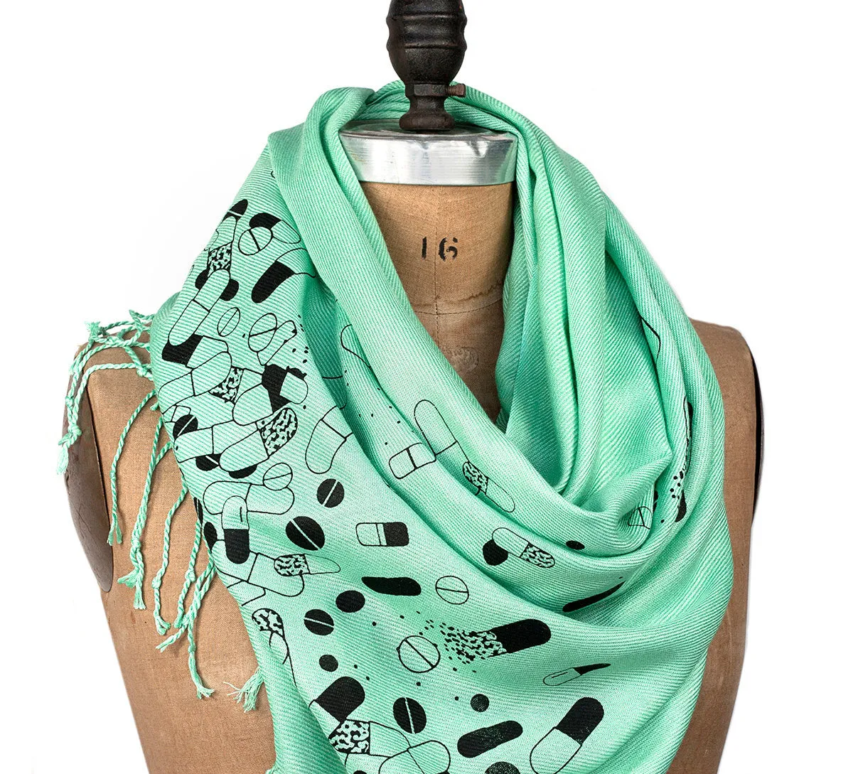 Pill Spill Linen Weight Pashmina Scarf