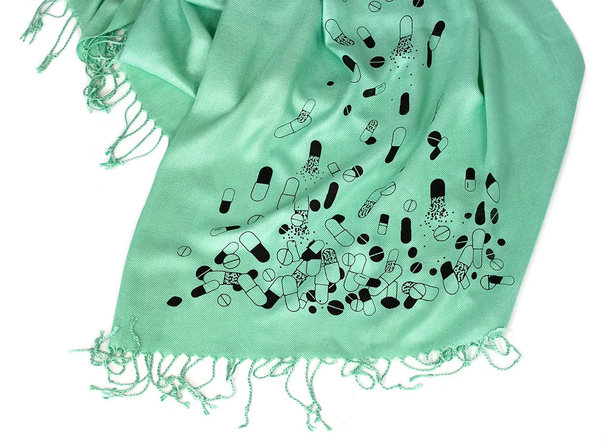 Pill Spill Linen Weight Pashmina Scarf