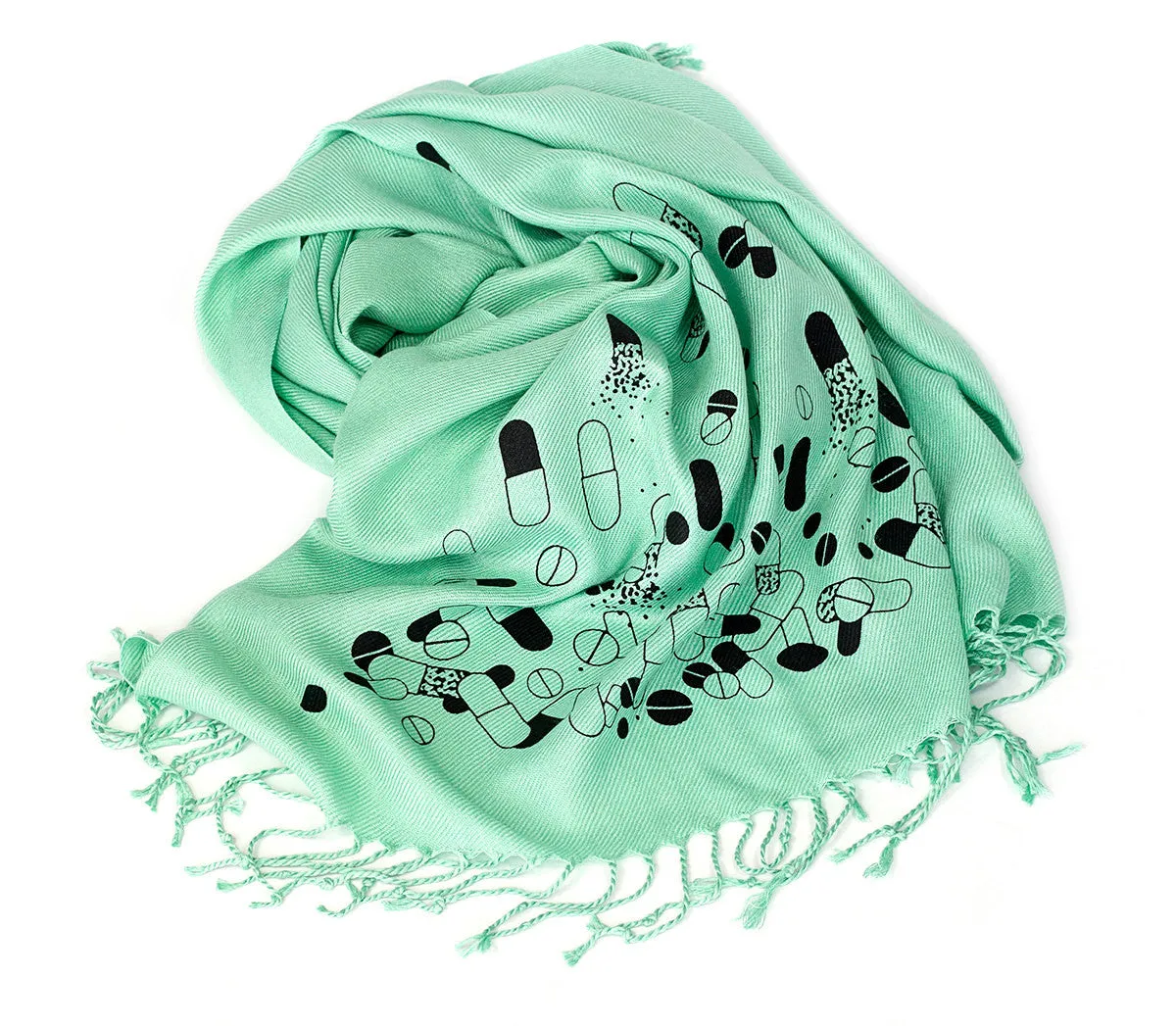 Pill Spill Linen Weight Pashmina Scarf