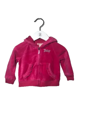 PINK JUICY COUTURE VELOUR JACKET (SZ 12-18M)