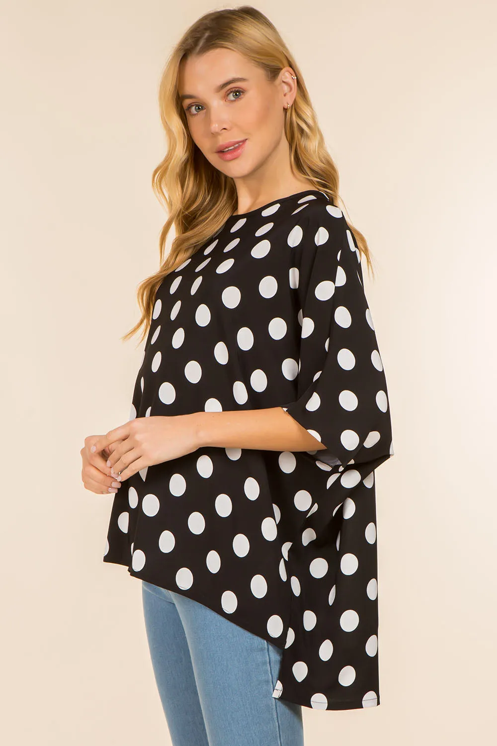 PP-4126 polka dots top