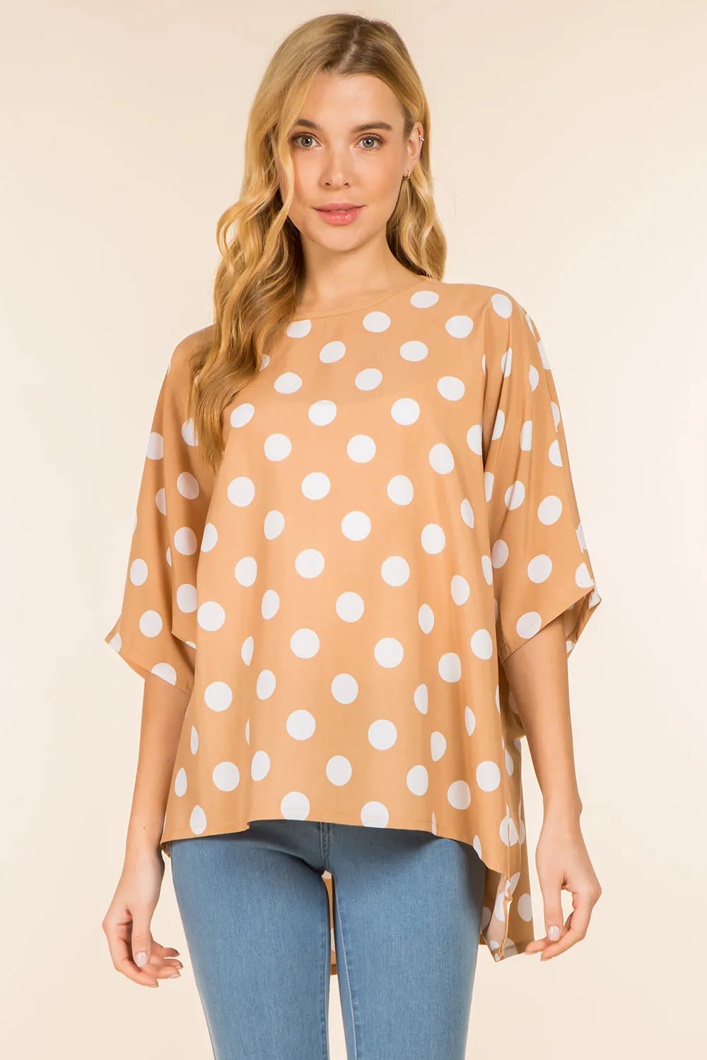 PP-4126 polka dots top