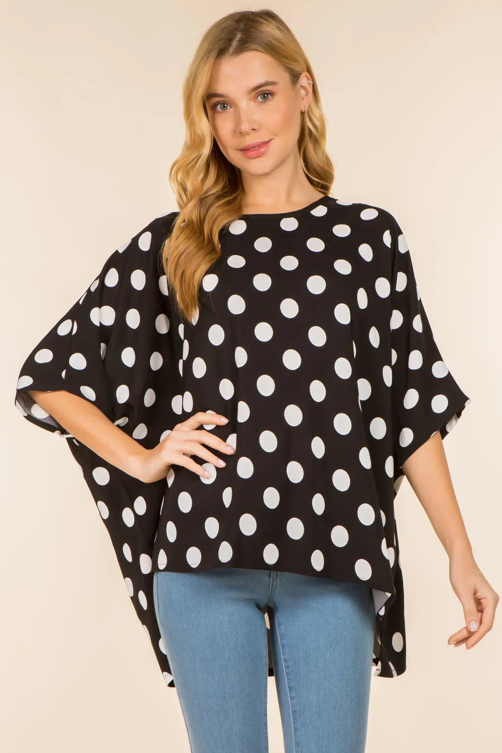 PP-4126 polka dots top