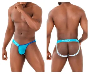 PPU 2308 One Side Mesh Jockstrap Color Turquoise