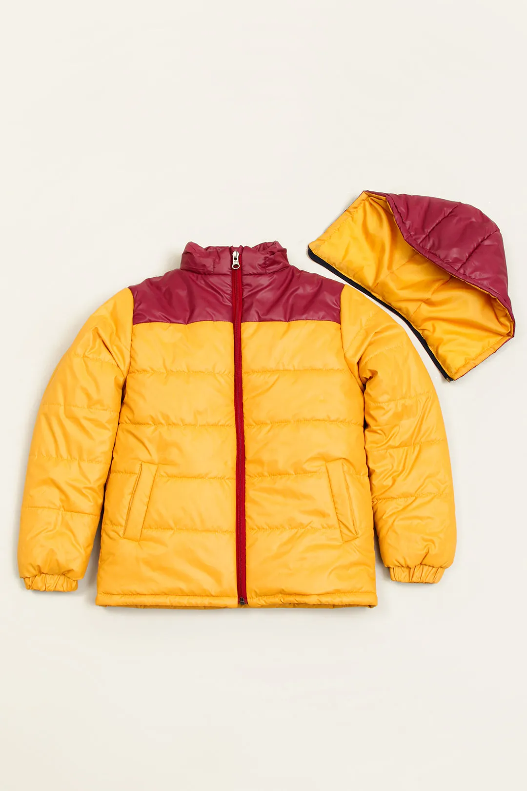 Puffer Jacket Detachable Hood