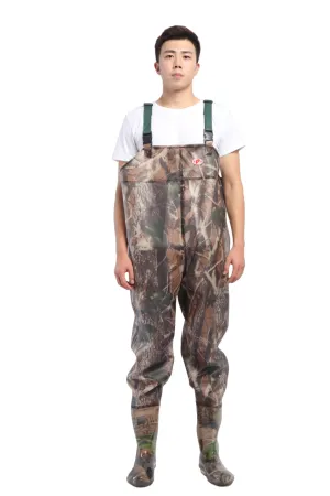 PVC Fishing & Hunting Lightweight Chest Waders-Size:43