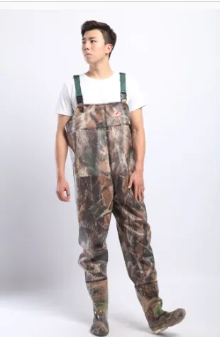 PVC Fishing & Hunting Lightweight Chest Waders-Size:43
