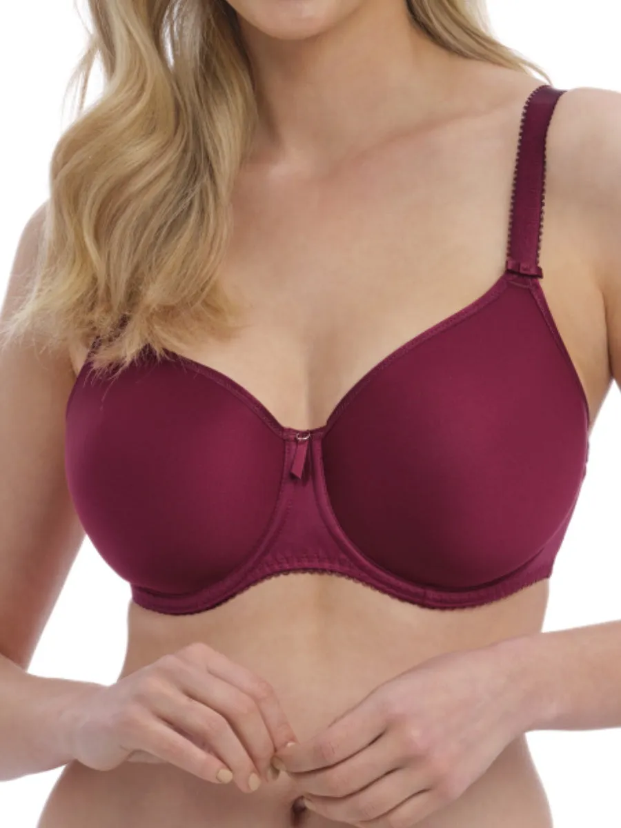 Rebecca Essentials Moulded Spacer Bra - Berry