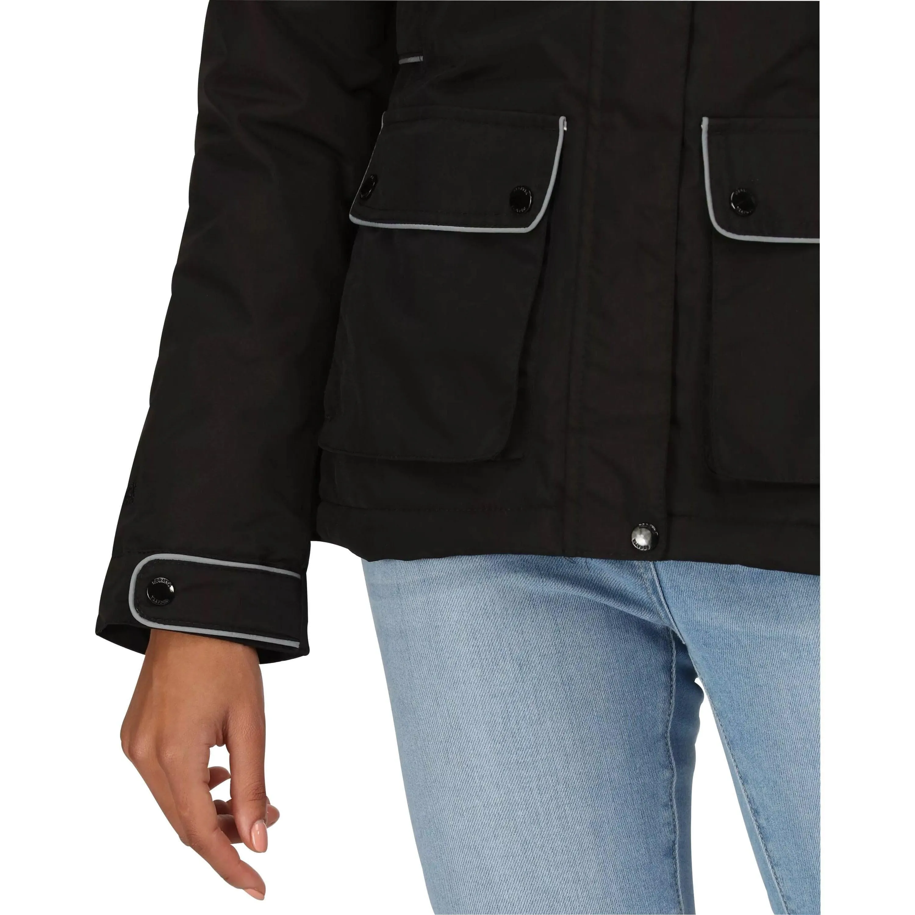 Regatta Linnette Insulated Womens Waterproof Jacket - Black