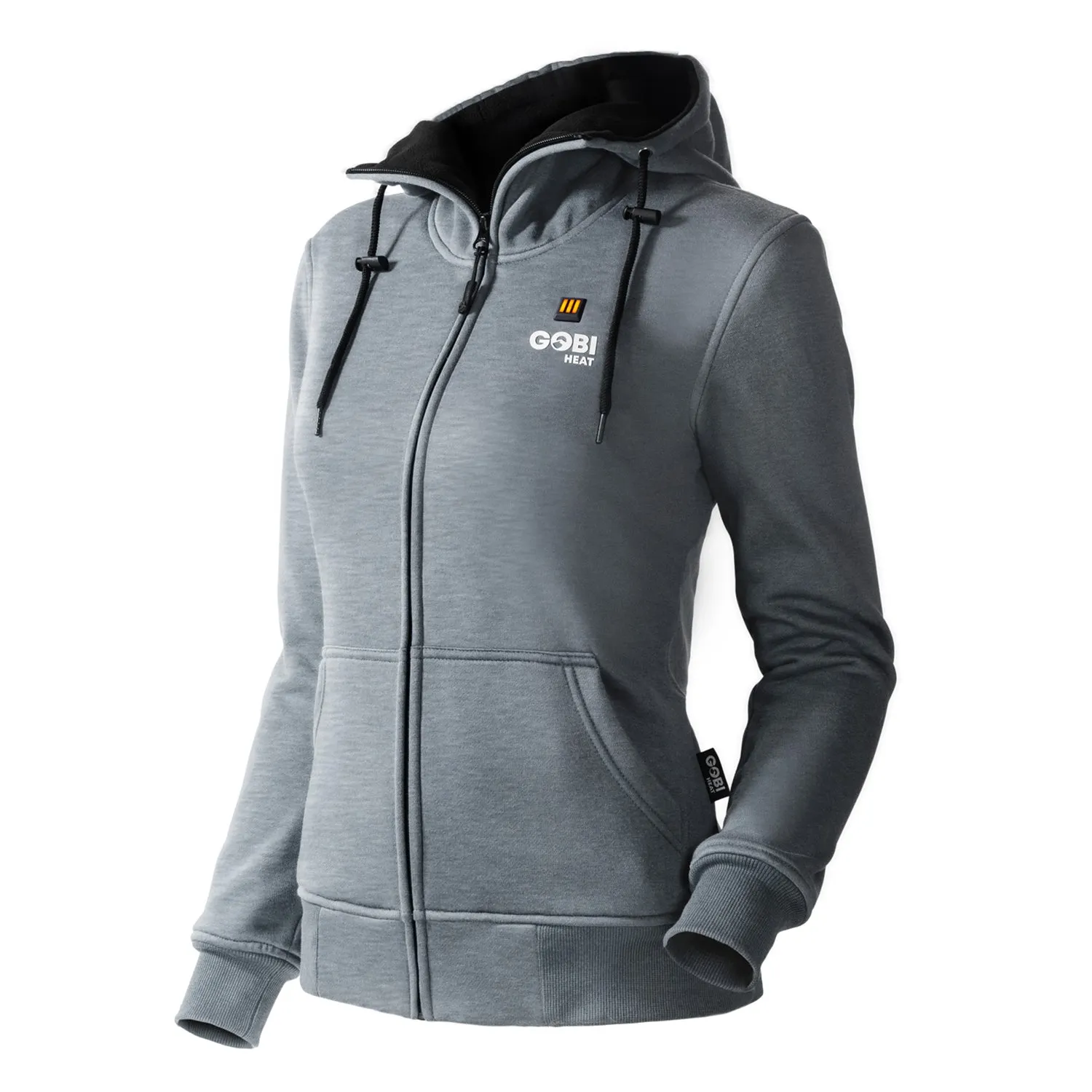 Ridge Womens Heated Hoodie Storm