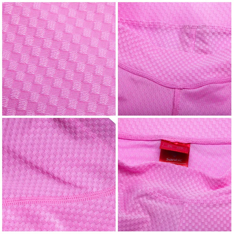 Santic Rainbow Pink Women Padded Cycling Underwear