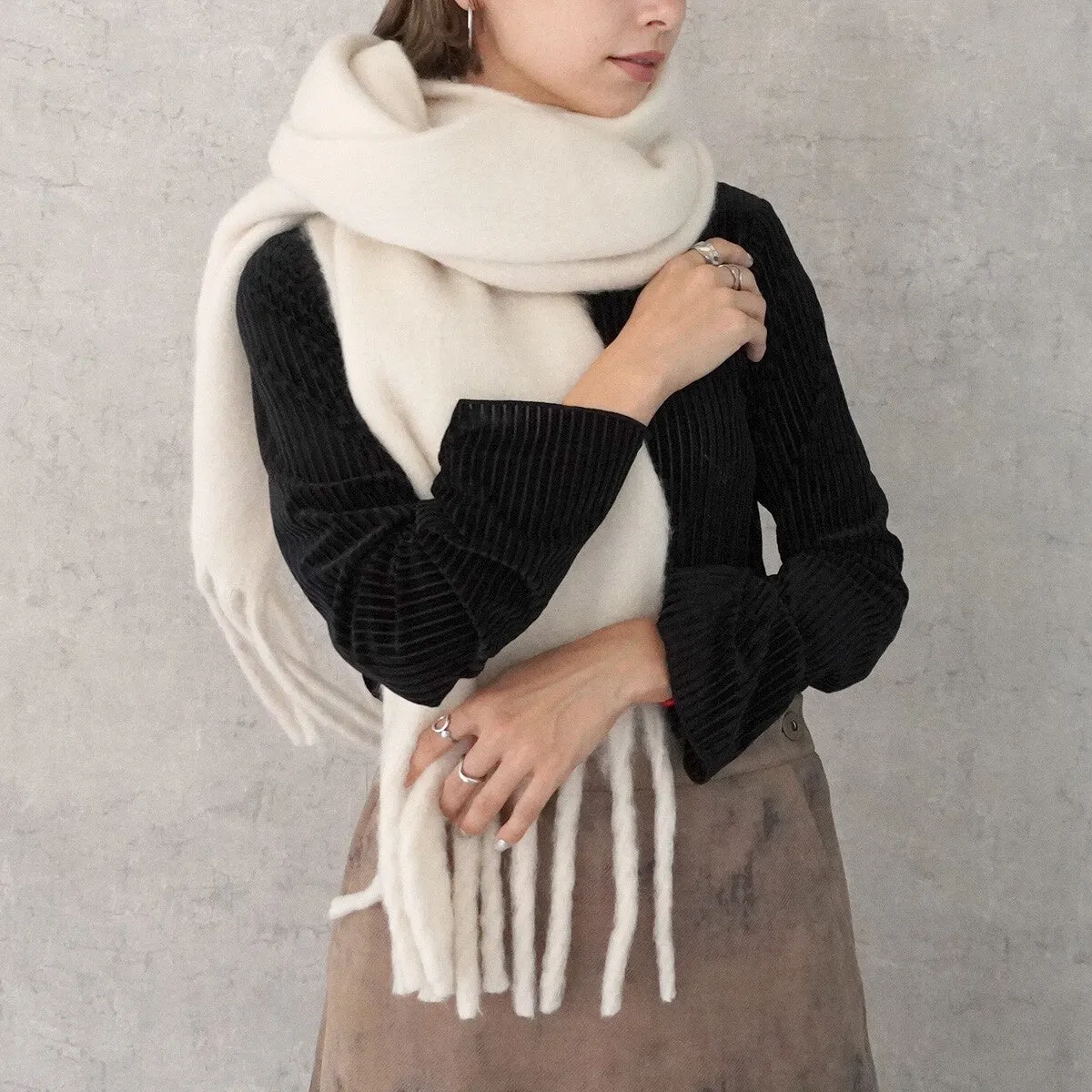 SATO | Winter Fuzzy Scarf