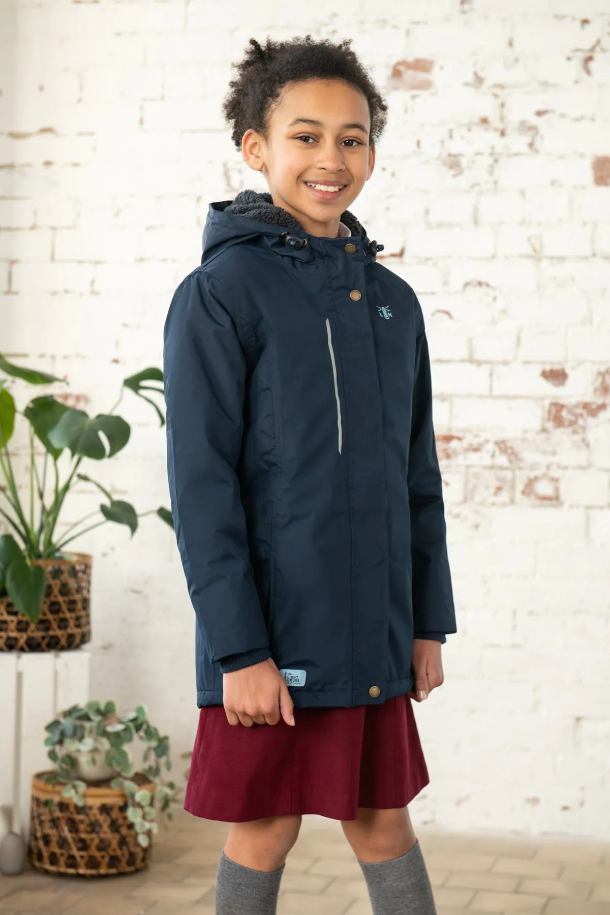 School Coat - Navy